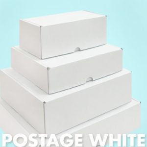 BOXES - POSTAGE - WHITE