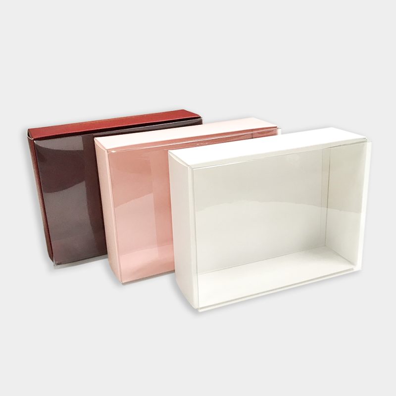 [ G2 ] CLEAR LID COLORED GIFT BOX - 25PCS - BOX2PAC - Malaysia Online ...