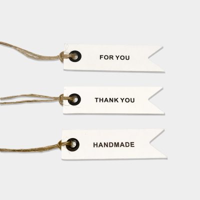 [ G1 ] PRINTED MINI TAG WITH STRING - 50PCS - BOX2PAC - Malaysia Online ...