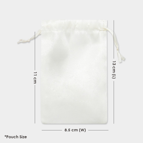 8.5X13cm ] X-SMALL SATIN POUCH - 25PCS - BOX2PAC - Malaysia Online