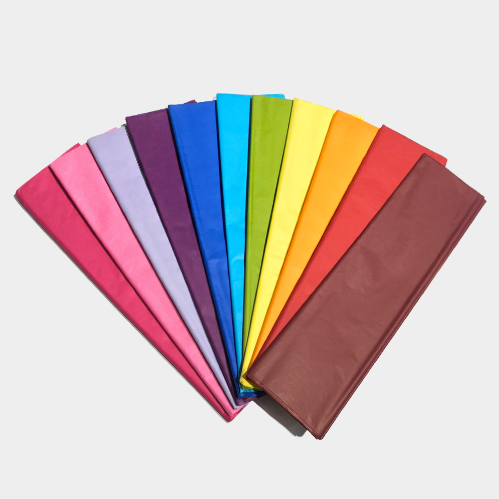 Tissue Wrapping Paper in Different Colors