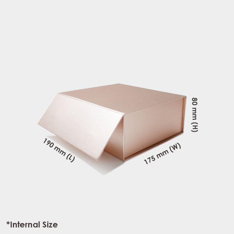 [ G3 ] ELITE ROSE GOLD COLLAPSIBLE MAGNETIC LID GIFT BOX *minimum 2pcs ...