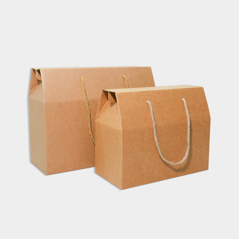[ G4 ] KRAFT HAMPER BOX WITH STRING 10PCS BOX2PAC Malaysia Online