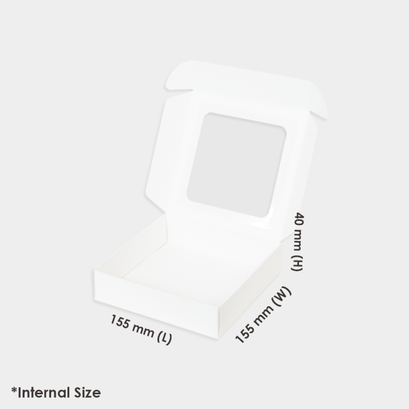 [ G3 ] WINDOW WHITE SQUARE DC SMALL - 25PCS - BOX2PAC - Malaysia Online ...